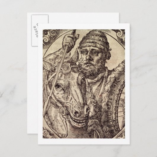 Hannibal (247-c.183 BC) (graving) Briefkaart (Voorkant / Achterkant)