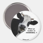 HANNIBAL A quoi vous regardez ? aimant amusant (Recto/Verso)