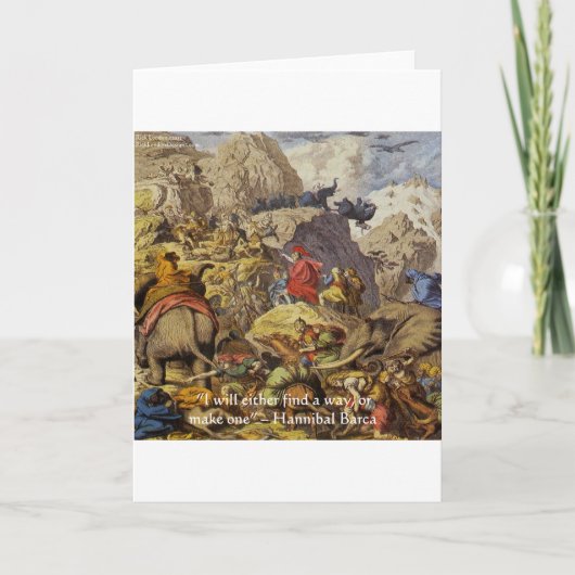 Hannibal Barca & Armée & Cadeaux & Cartes (Devant)