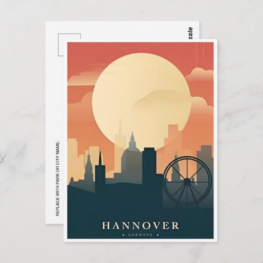 Hannover Duitsland Reizen allemagne Briefkaart (Voorkant / Achterkant)