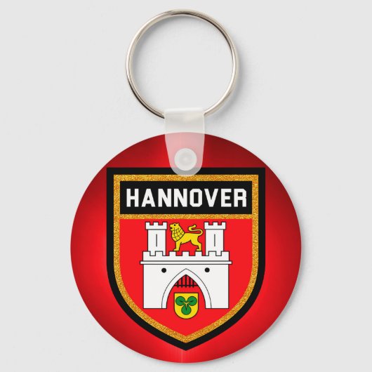 Hannover Flag Sleutelhanger (Voorkant)