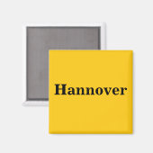 Hannover Magnet Schild Gold Gleb Magneet (Voorkant / Achterkant)