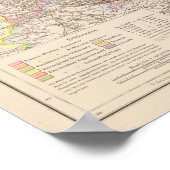 Hannover, Sleeswijk-Holstein, Kaart Noord-Duitslan Poster (Hoek)