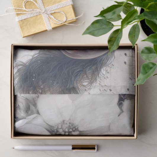 Hannoveraanse paard Decoupage Tissuepapier (Geschenk)