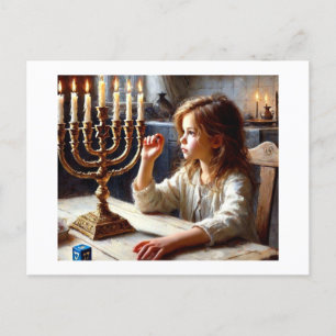 Hannukah Lights, Briefkaart