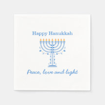 Hannukah papieren servetten - Prettig Hanukkah