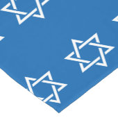 Hannukah typografie collage art korte tafelloper (Hoek)