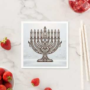 Hannukah-viering Servet