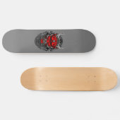 Hannya Demon Design Skateboard, 7¾" Deck Skateboard (Horizontaal)