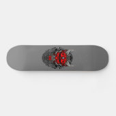 Hannya Demon Design Skateboard, 7¾" Deck Skateboard (Horizontaal)