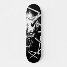 Hannya Mask 8189 - Variant - Zwart-wit Skateboard