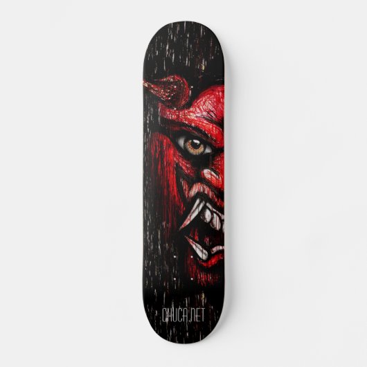 Hannya Mask Skateboard (Voorkant)
