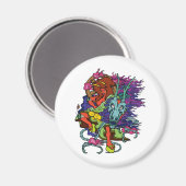 Hannya worstler magneet (Voorkant / Achterkant)