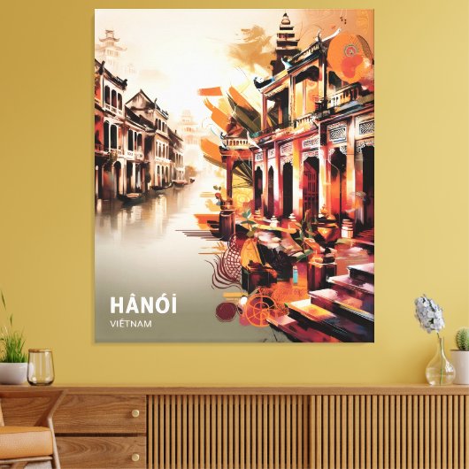 Hanoi Serenity Canvas Afdruk (Insitu (Woonkamer))