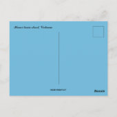 Hanoi Train Street Vietnam Briefkaart (Achterkant)