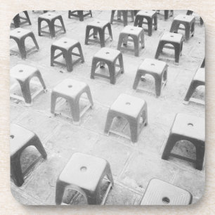 Hanoi Vietnam, plastic gereedschap in de tempel va Bier Onderzetter