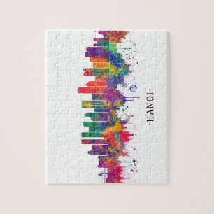 Hanoi Vietnam Skyline Legpuzzel