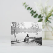 Hanoi Vietnam, Uitzicht van het Hoan Kiem Lake (NR Briefkaart (Staand voorkant)