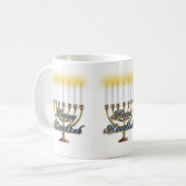 Hanoukka bougies mug menorah (Devant gauche)