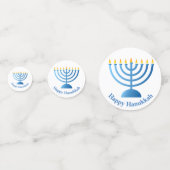 Hanoukka Chanukah Design Table Confetti (Devant)