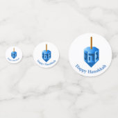 Hanoukka Chanukah Design Table Confetti (Derrière)