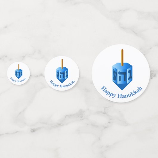 Hanoukka Chanukah Design Table Confetti (Derrière)