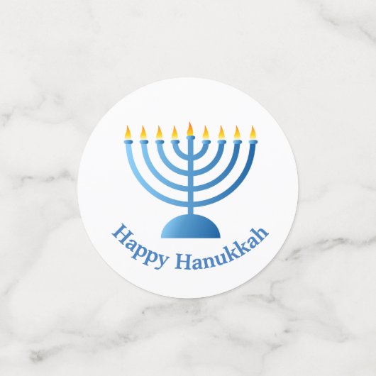 Hanoukka Chanukah Design Table Confetti (Petit recto)