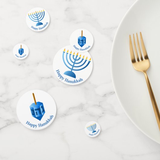 Hanoukka Chanukah Design Table Confetti (Groupe)