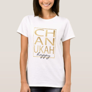 Hanoukka "Chanukah Happy Gold" TShirt de base