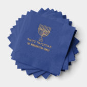 Hanoukka Chanukah Lit Menorah #31L Nom de famille (Insitu (empilé))