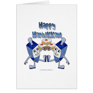 Hanoukka Dancing Dreidels et Jelly Doughnut