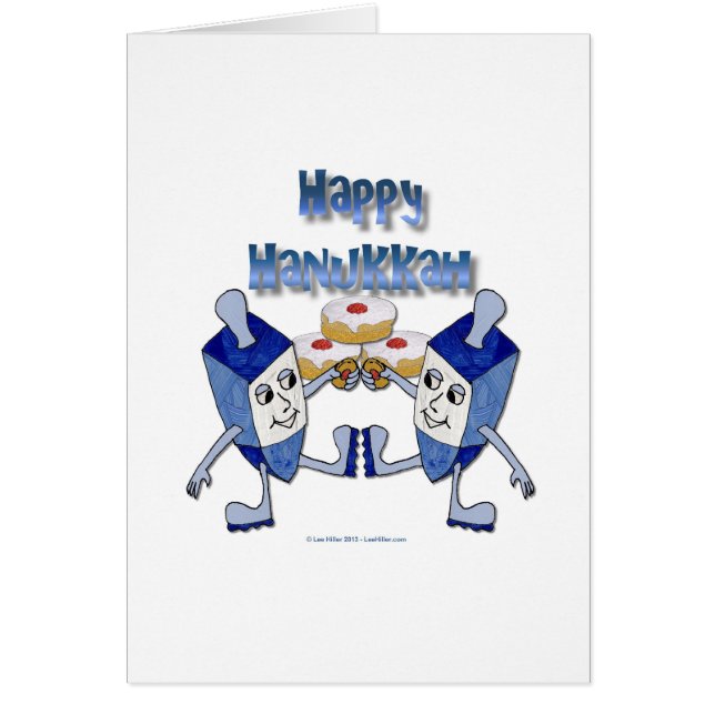 Hanoukka Dancing Dreidels et Jelly Doughnut (Devant)