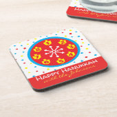 Hanoukka Dessous de verre 8 jours et nuits (Côté gauche)