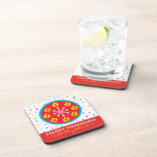 Hanoukka Dessous de verre 8 jours et nuits (Côté Droit)