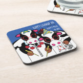 Hanoukka Dessous de verre Bonne année Moo (Côté gauche)