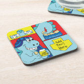 Hanoukka Dessous de verre Personnaliser DinoLatke  (Côté gauche)