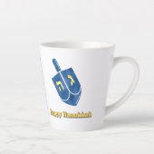 Hanoukka Dreidel et Photo Latte Mug (Droite)