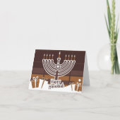 Hanoukka Envoyer une carte de voeux d'amour (Devant)