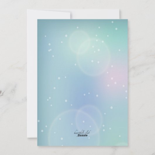 Hanoukka et carte de vacances de Noël (Dos)