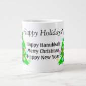 Hanoukka et Noël ensemble Café Mug (Devant)