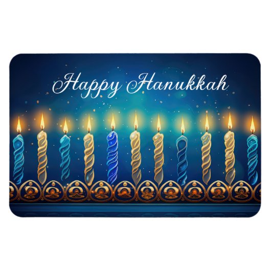 Hanoukka Holiday Magnet (Horizontal)