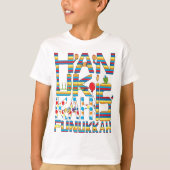 "Hanoukka is Funukkah", T-shirts sans dents pour l (Devant)