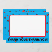 Hanoukka Judah Maccabee Carte de remerciements (Devant / Derrière)