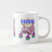 Hanoukka KittyCoffee Mug (Droite)