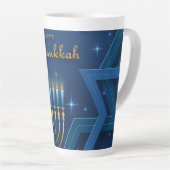 Hanoukka Latte Mug (Angle droit)
