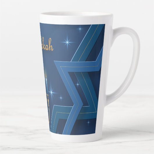 Hanoukka Latte Mug (Droite)