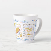 Hanoukka Latte Mug (Angle droit)