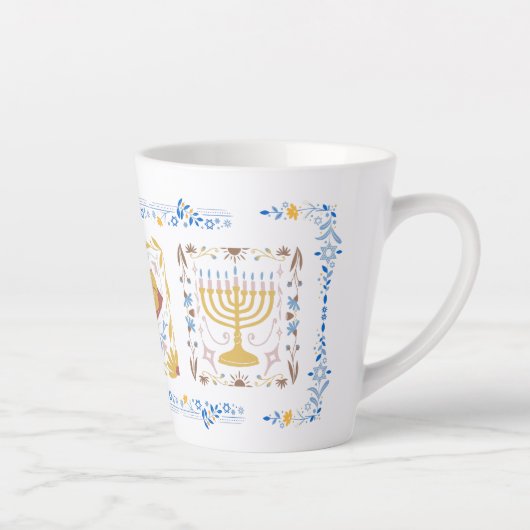 Hanoukka Latte Mug (Droite)