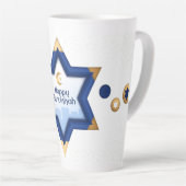 Hanoukka Latte Mug (Angle droit)