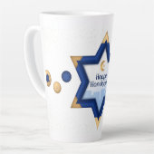 Hanoukka Latte Mug (Angle gauche)